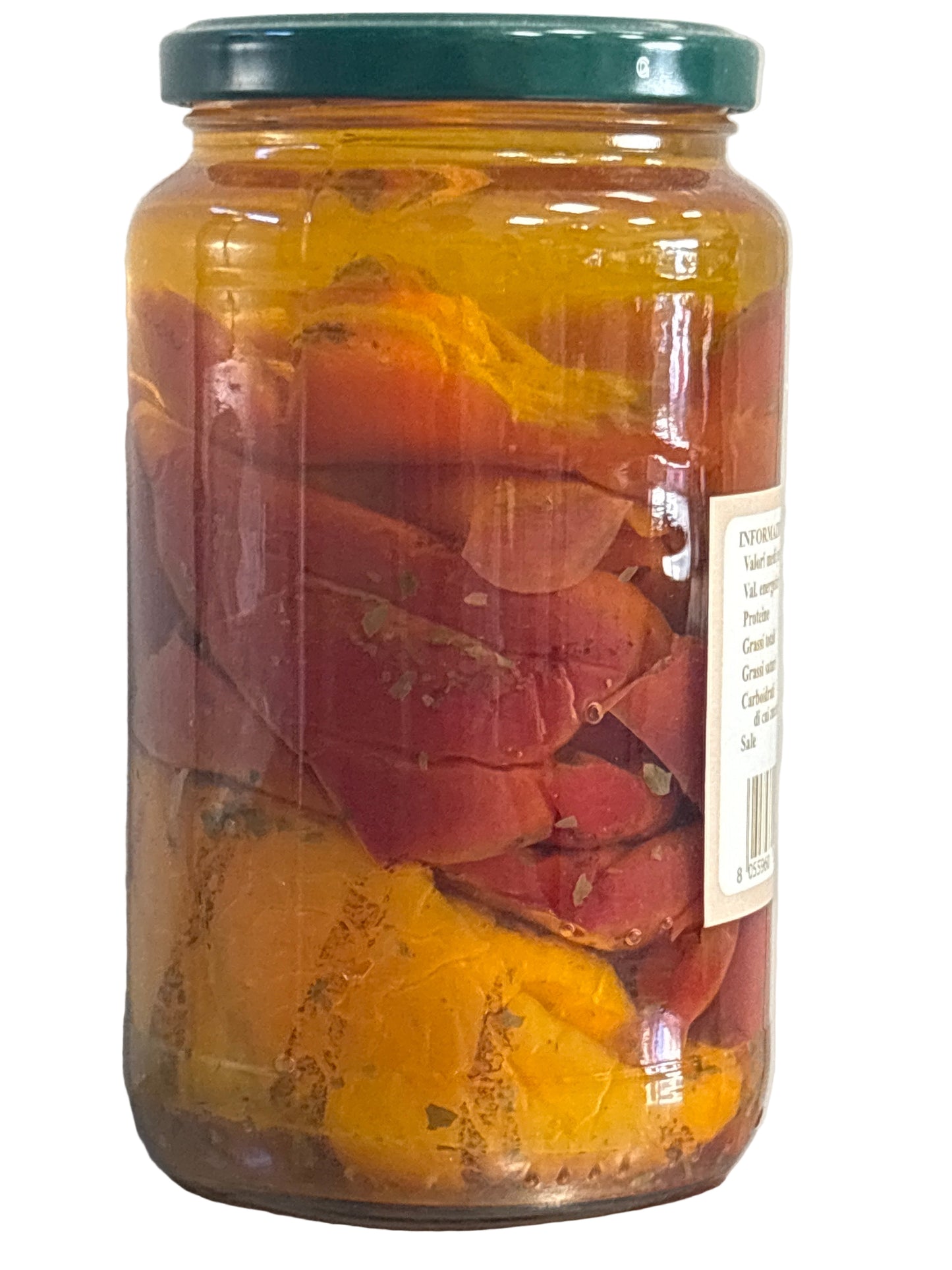 Peperoni alla brace sott’olio, vasetto da 580 g