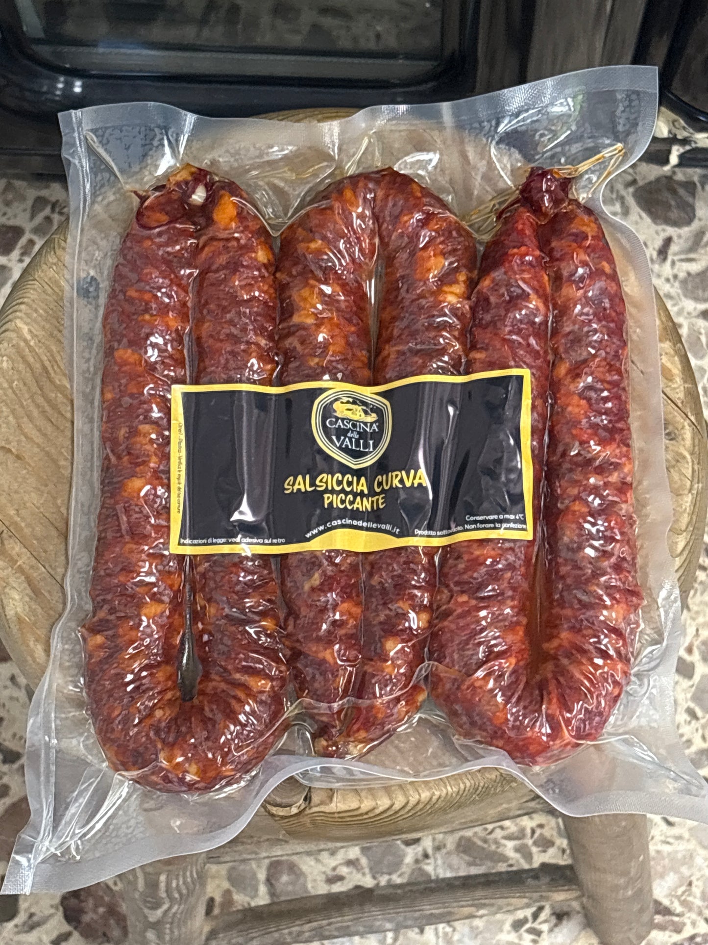 Salsiccia piccante di maiale trancio da 1kg