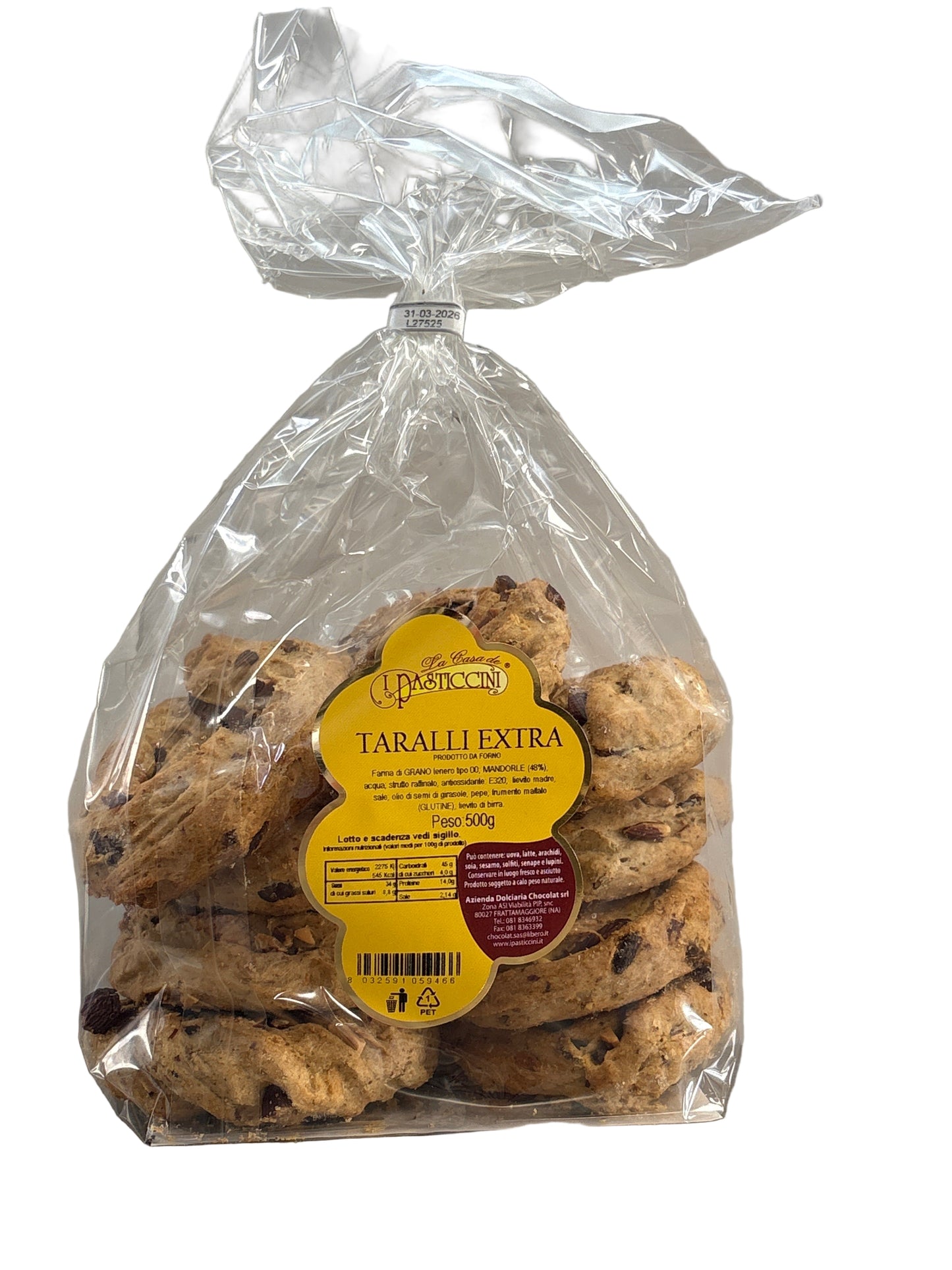 Taralli extra mandorlati da 500gr
