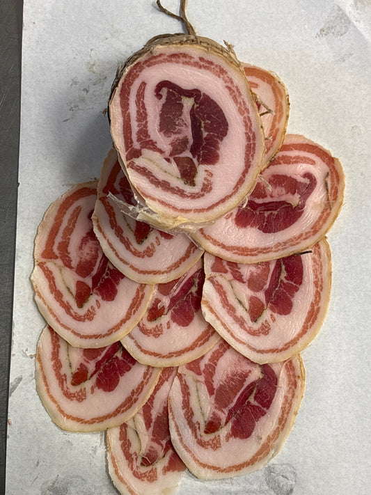 Pancetta di maiale trancio da 700 gr