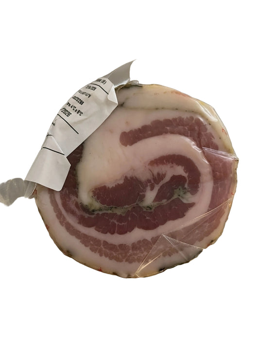 TRANCIO DI PANCETTA ARROTOLATA DI MAIALE