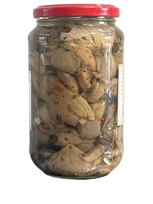 Funghi alla brace sott’olio, vasetto da 570 g
