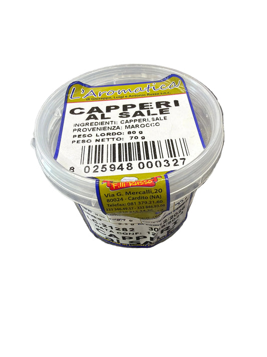 Capperi al sale da 70 gr