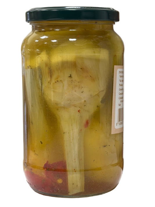 Carciofi con gambo alla romana vasetto da 580 g