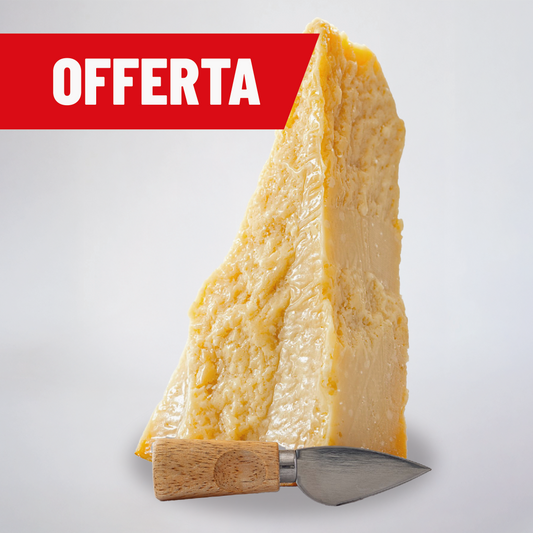 Formaggio italiano duro con latte di bufala trancio da 1 kg