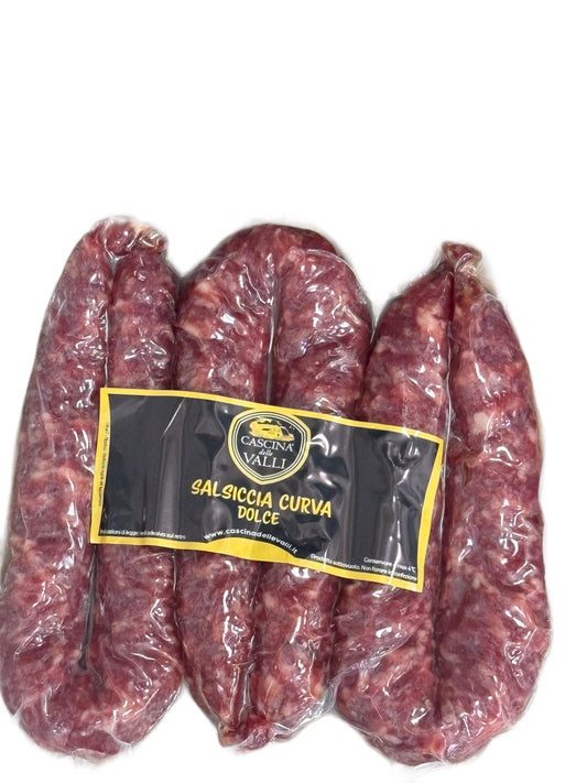 Salsiccia dolce di maiale stagionata trancio da 1kg