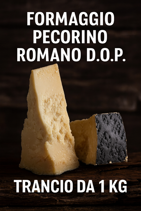 Pecorino Romano DOP – Formaggio Stagionato di Latte Ovino | Trancio da 1 kg
