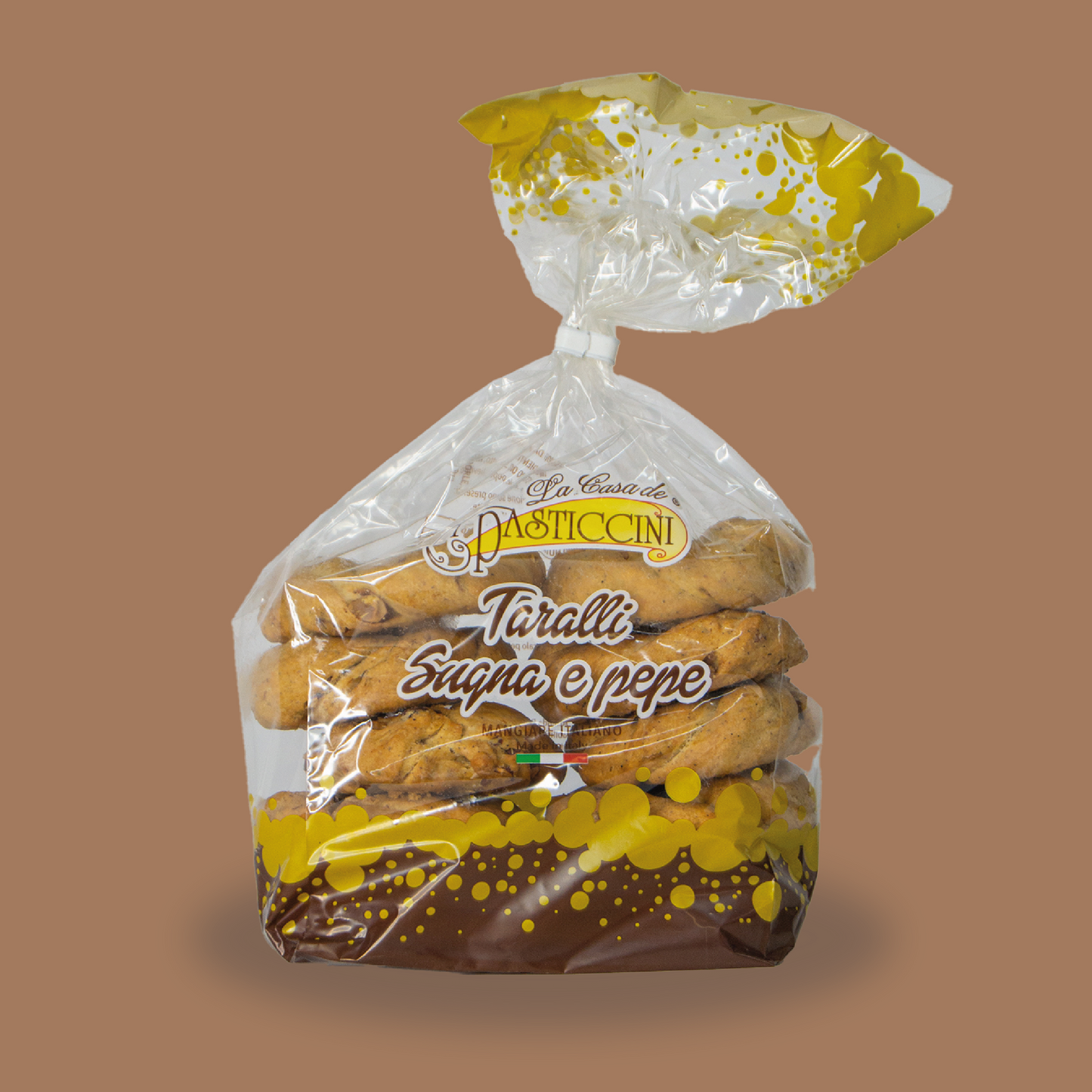 Taralli sugna e pepe confezione da 500gr