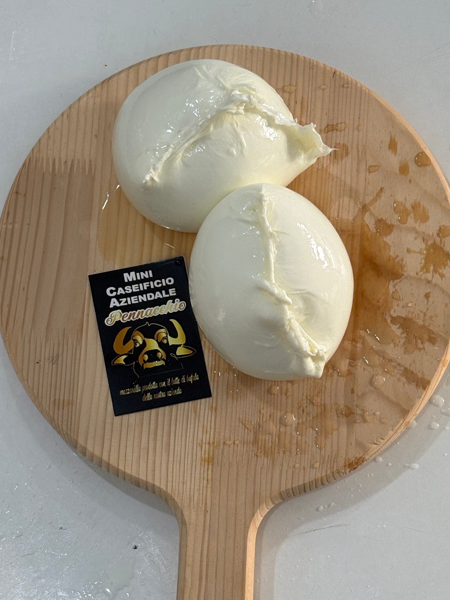 Mozzarella 100% di Bufala "Aversana" - Porzione da 500 g - Delizia Artigianale