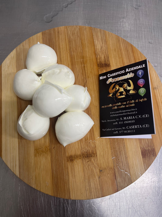 Bocconcini di Mozzarella 100% di Bufala - Porzione da 50 g - Delizia Artigianale