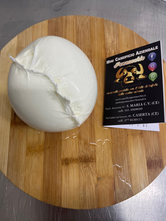Mozzarella 100% di Bufala "Aversana" - Porzione da 500 g - Delizia Artigianale