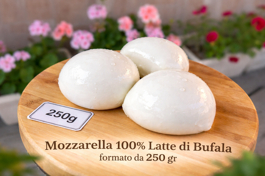 mozzarella 100% di bufala fresca