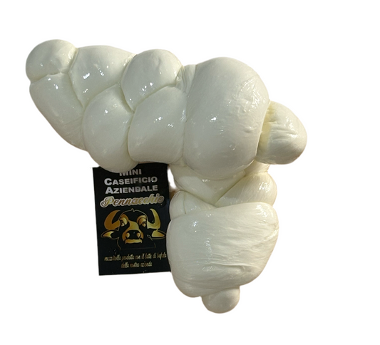 Mozzarella di Bufala a Treccia - 100% Latte di Bufala - Delizia Artigianale